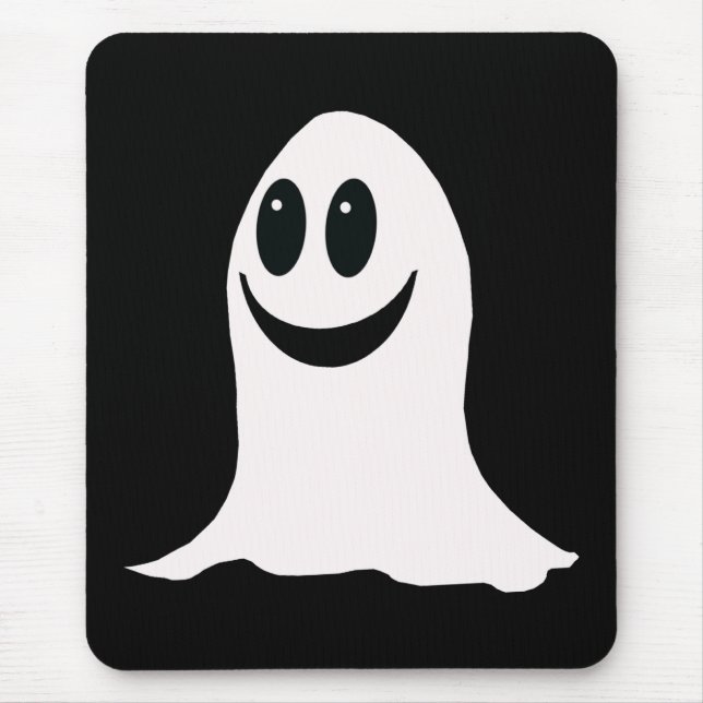 Niedlicher Halloween Cartoon Ghost Mousepad (Vorne)