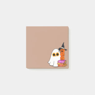 Niedlicher Halloween-Geist - Sonnenbrille, Pumpkin Post-it Klebezettel