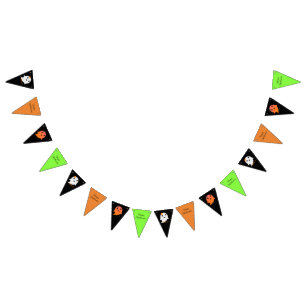 Niedlicher Halloween-Geist Wimpelkette
