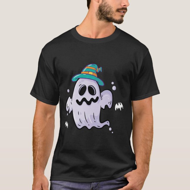 "Niedlicher Halloween Ghost T - Shirt - Funny Spoo (Vorderseite)