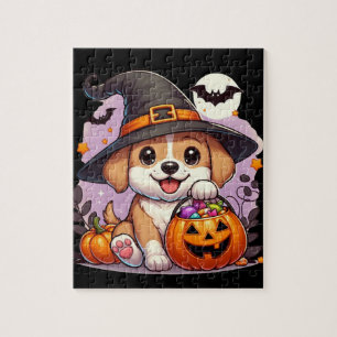 Niedlicher Halloween-Hund/Welpe