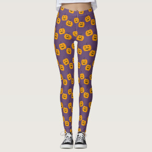 Niedlicher Halloween Jack 'O Lantern Leggings