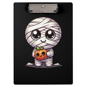 Niedlicher Halloween-Kürbis Klemmbrett