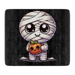 Niedlicher Halloween-Kürbis Schneidebrett