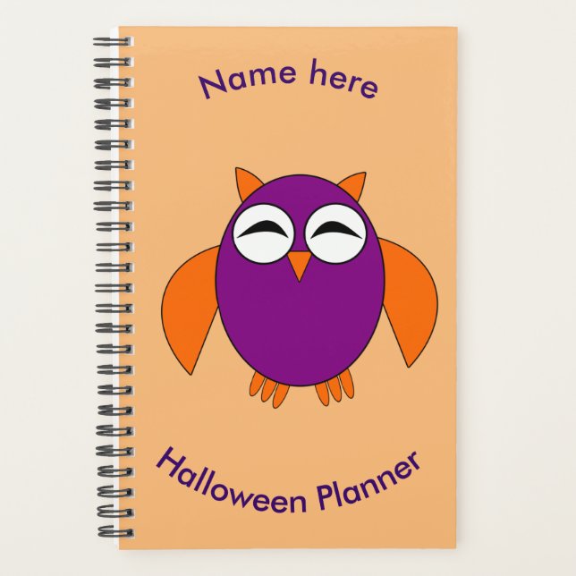 Niedlicher Halloween-Planer Planer (Vorderseite)