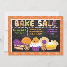 Niedlicher Halloween School Bake Sale
