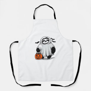 Niedlicher Halloween Sloth T - Shirt Adorable and Schürze