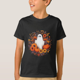 Niedlicher Halloween Spooky Ghost Fall Pumpkin Her T-Shirt