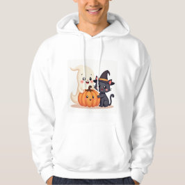 "Niedlicher Halloween-Squad | Kawaii Ghost & Pumpk Hoodie