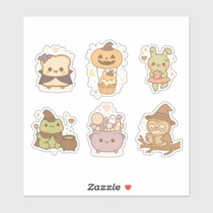 Niedlicher Halloween-Sticker Aufkleber
