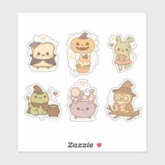 Niedlicher Halloween-Sticker Aufkleber
