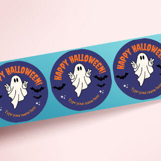 Niedlicher Halloween-Sticker Runder Aufkleber
