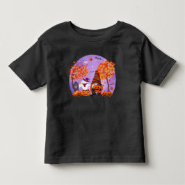 Niedlicher Halloween-T - Shirt und Ghost-Kleinkind