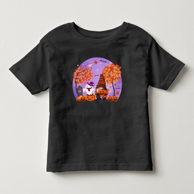 Niedlicher Halloween-T - Shirt und Ghost-Kleinkind (Vorderseite)