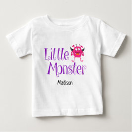Niedlicher Halloween-Trick oder Kleiner Monsternam Baby T-shirt