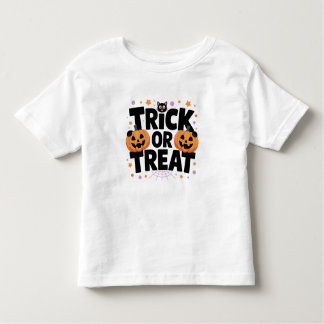 Niedlicher Halloween-Trick oder T - Shirt mit Pump