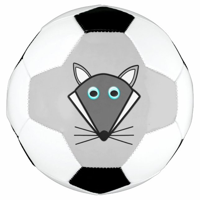 Niedlicher Halloween Wolf Soccer Ball (Vorderseite)