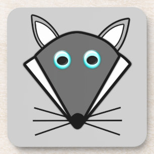 Niedlicher Halloween Wolf Untersetzer