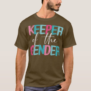 Niedlicher Halter des Gender Reveal Keeper des Gen T-Shirt