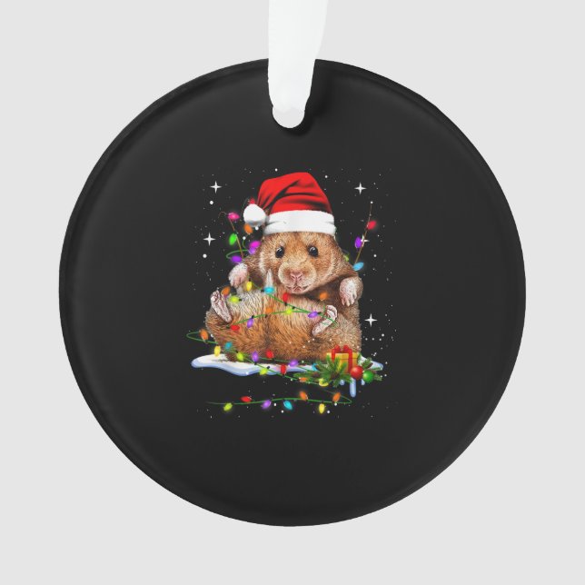 Niedlicher Hammerweihnachtsfest Ornament (Vorderseite)