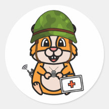 Niedlicher Hamster-Armeehelm
