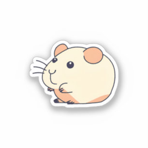 Niedlicher Hamster Aufkleber