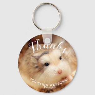 Niedlicher Hamster-Dank für das Phantastische sein Schlüsselanhänger