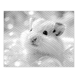 Niedlicher Hamster in Bläschen Gummistempel