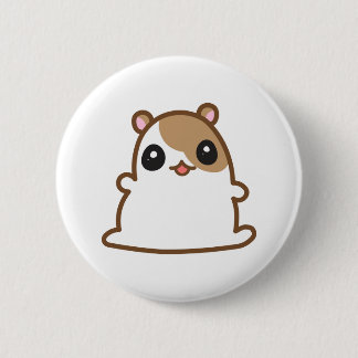Niedlicher Hamster-Knopf Button
