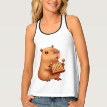 Niedlicher Hamster mit Strohhut-Top - Spaß & Casua