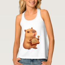 Niedlicher Hamster mit Strohhut-Top - Spaß & Casua