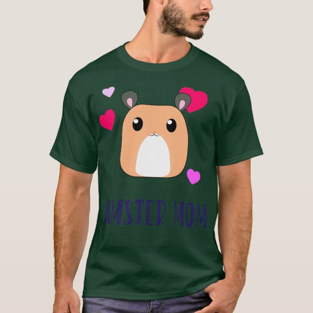 Niedlicher Hamster Shirt Hamster Mama Robo Syrian (Vorderseite)