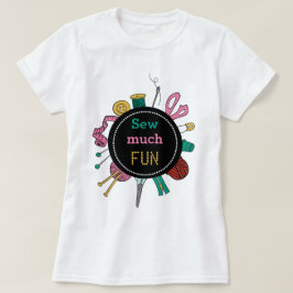 Niedlicher handGezeichnet T - Shirt für Nähwerkzeu