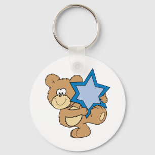 niedlicher hanukkah Teddy Bär Holstern von david Schlüsselanhänger