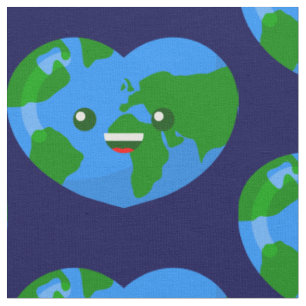 niedlicher Happy Earth Day Stoff