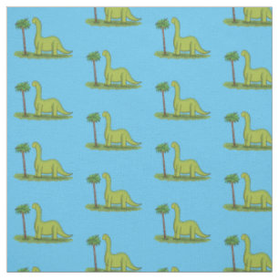 Niedlicher Happy Green Brontosaurus Dinosaurier Ca Stoff