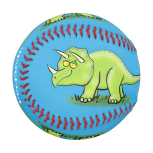 Niedlicher Happy Green Triceratops Dinosaurier Car Baseball