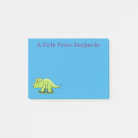 Niedlicher Happy Green Triceratops Dinosaurier Car