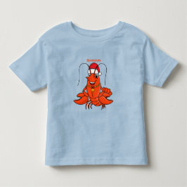 Niedlicher Happy Hummer mit Weihnachtshut Cartoon Kleinkind T-shirt