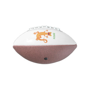 Niedlicher Happy-Orange-Tänzer Football