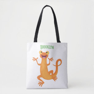 Niedlicher Happy-Orange-Tänzer Tasche