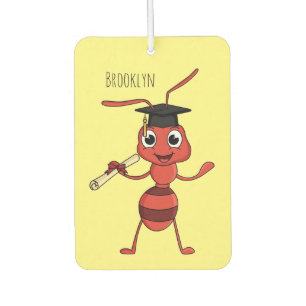 Niedlicher Happy Red Ameise Cartoon Autolufterfrischer