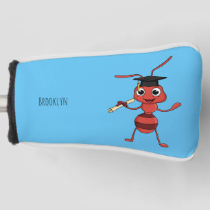 Niedlicher Happy Red Ameise Cartoon Golf Headcover