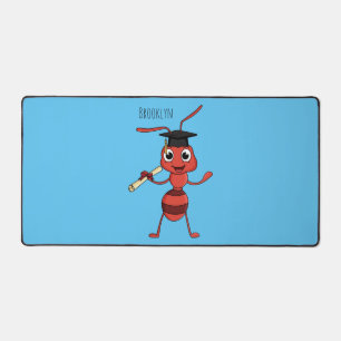 Niedlicher Happy Red Ameise Cartoon Schreibtischunterlage