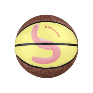 Niedlicher Happy-Rosa-Cartoon Mini Basketball