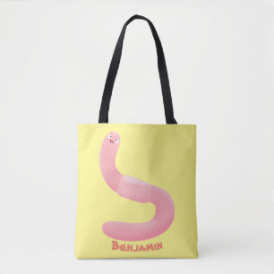 Niedlicher Happy-Rosa-Cartoon Tasche
