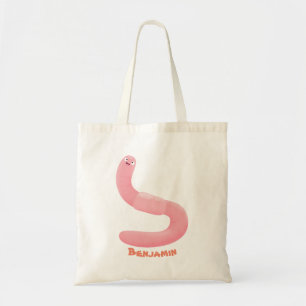 Niedlicher Happy-Rosa-Cartoon Tragetasche