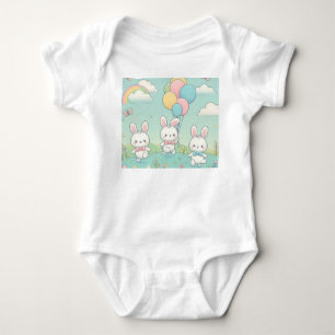 Niedlicher Hase Baby Strampler