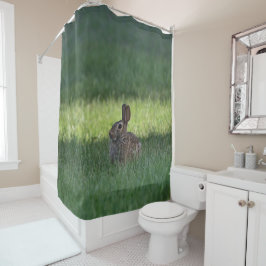 Niedlicher Hase Duschvorhang