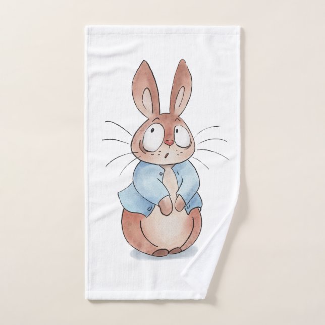 Niedlicher Hase Handtuch (Handtuch)
